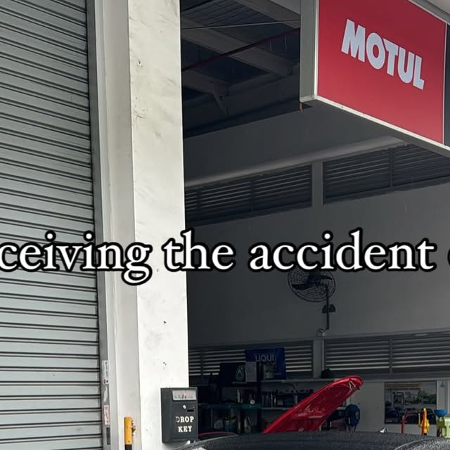 Modtronic workshop during a Hyundai Avante accident-repair case