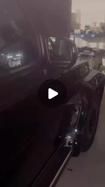 Mercedes-Benz G-Wagon during side-skirt lighting work